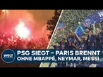 CHAMPIONS LEAGUE: PSG feiert – und Paris versinkt im Chaos! Randale überschattet Triumph!