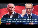 MERZ UND SCHOLZ: Große Anzahl der Wähler noch unentschlossen - Nächstes TV Duell bei WELT