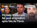 Michelle Bolsonaro faz post enigmático após fala de Flávio sobre 'página virada' | Sakamoto