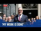 'I go with a smile': Starmer says goodbye with final speech as prime minister