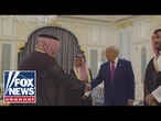 Trump greeted by Saudi royal delegation during historic Mideast visit