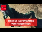 Nach Angriff auf Schiff: Vorläufiger Stopp für Durchfahrten in Straße von Hormus