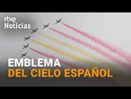 La PATRULLA ÁGUILA SE DESPIDE tras 40 AÑOS de SERVICIO PINTANDO el CIELO de ROJO y AMARILLO | RTVE