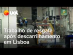Vídeo mostra trabalho de resgate no local onde Elevador de Glória descarrilhou em Lisboa; veja