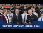 PM and home secretary unveil new plans for policing