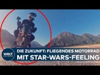 ERINNERT AN STAR WARS: Volonaut Airbike - Fliegendes Motorrad mit Jetantrieb vorgestellt