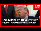 Fears of return to all out war as Trump warns US will “hit Iran hard” | BBC News