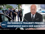 AMOKLAUF IN GRAZ: Bundeskanzler Stocker den Tränen nah! Emotionale Pressekonferenz nach Bluttat