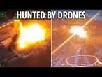 Ukrainian drones zero in and blow Russian armoured vehicles to pieces