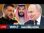 UKRAINE-KRIEG: Gespräche in Saudi Arabien mit Selenskyj! Ist Frieden mit Putin möglich? | LIVESTREAM