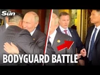 Putin & Kim’s shady henchmen seen in shoving match at Beijing summit