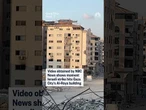 Video obtained by NBC News shows an Israeli airstrike flattening Gaza City's Al-Ruya building