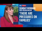 Angela Rayner refuses to say if the government will scrap the two child cap on benefits