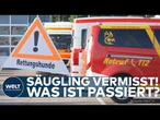 RENNINGEN: Mysteriöser Vermisstenfall! Säugling verschwunden! – Polizei sucht mit Großaufgebot