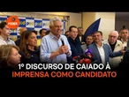 Caiado faz 1º discurso à imprensa como candidato à Presidência