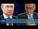 UKRAINE-KRIEG: Hammer! Kanzler kippt Reichweiten-Limit für deutsche Waffen! Kreml reagiert sofort!