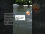 Bañistas de Londres en el Támesis por la ola de calor que asola Reino Unido