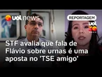 Fala de Flávio sobre urnas é uma aposta no 'TSE amigo', avalia ala do STF | Carla Araújo
