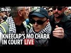 LIVE: Member of Irish rap group Kneecap arrives at court