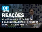 Aliados a grupos da direita e da esquerda reagem à postura de Motta sobre Anistia | O POVO NEWS