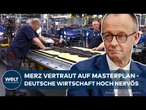 WIRTSCHAFT SCHLÄGT ALARM: Dax-Chefs bei Merz - Handeln, sonst verliert Deutschland den Anschluss