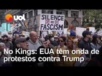 Protestos contra Trump reúnem milhares em vários estados dos EUA; republicanos criticam 'No Kings'