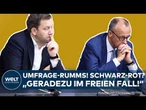 POLITIK: Umfrage-Rumms zur schwarz-roten Regierung! Merz und Klingbeil schneiden schlecht ab