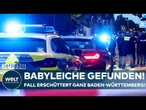 RENNINGEN: Große Fahndung endet mit erschütterndem Fund! Vermisstes Baby tot gefunden!