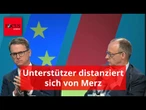 Auch wegen AfD: Warum Merz' Langzeit-Unterstützer plötzlich den Kanzler brüskiert
