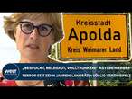 APOLDA: Asylbewerber aus Marokko terrorisiert Stadt seit zehn Jahren! Jetzt schlägt Landrätin Alarm