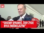 Tusk o związkach partnerskich, ustawie futerkowej, ucieczce Hołowni i sprawie Wołodymira Ż. | FAKT