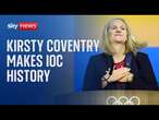 Ex-Olympic swimmer Kirsty Coventry elected to most powerful job in world sport