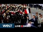 PARIS: Macron lädt ein! Merz vor Ort! Militärparade zum französischen Nationalfeiertag! | LIVE DABEI