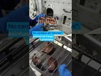 #Astronautas #chineses cozinham carne e asinhas de frango em forno no #espaço