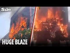 14 killed as horror fire engulfs training centre & terrified students jump from windows
