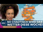 WETTER IN DEUTSCHLAND: 15 Stunden Sonne satt - doch hier kracht’s mit Blitz und Donner!