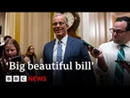 US Senate holds marathon vote on Donald Trump's 'big beautiful bill' | BBC News
