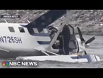New video of dramatic seaplane rescue