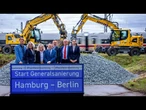 165 Kilometer Gleise und 249 Weichen: Bahnstrecke Berlin-Hamburg wird zur Riesenbaustelle