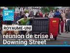 Royaume-Uni : réunion de crise à Downing Street après un week-end d'émeutes • FRANCE 24