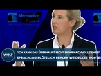 WEIDEL: "Ich kann das überhaupt nicht mehr nachvollziehen" Sprachlos! Plötzlich fehlen ihr die Worte