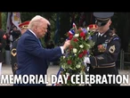LIVE: President Trump lays wreath at Arlington Cemetery