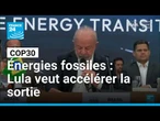 COP30 : Lula appelle à accélérer la sortie des énergies fossiles • FRANCE 24