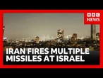 Iran fires multiple missiles at Israel in new threat to ceasefire| BBC News