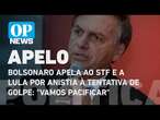 Bolsonaro apela ao STF e a Lula por anistia à tentativa de golpe: 