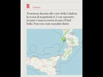 Forte terremoto davanti alle coste della Calabria: magnitudo 6.2 con epicentro in mare