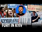 Massive protests sweep Kyiv after Zelensky signed controversial corruption bill