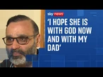Son of victim of Air India plane crash speaks to Sky News