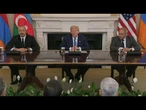 Trump afirma ter reconciliado 'para sempre' Armênia e Azerbaijão, que sugerem Nobel da Paz | AFP