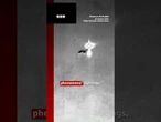 Fighter jet shoots down UFO in newly declassified video. #UFO #US #BBCNews